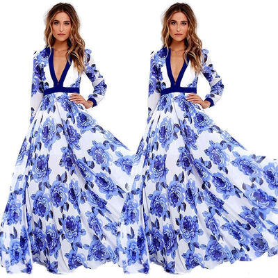 Women Sexy Summer Chiffon Dress Boho Maxi Long Evening Party Dress Beach Dress Sundress
Women Sexy Summer Chiffon Dress Boho Maxi Long Evening Party Dress Beach Dress Sundress
