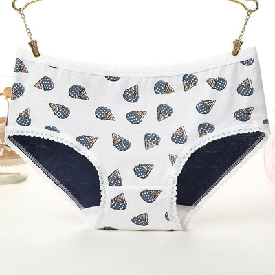 Women Cute Printed Panties Briefs Scalloped Lace Bow Breathable Underwear Ladies Shorts Intimates Lingerie
Women Cute Printed Panties Briefs Scalloped Lace Bow Breathable Underwear Ladies Shorts Intimates Lingerie