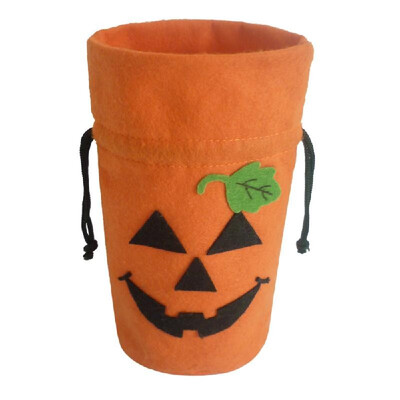 Halloween Felt Fabric Gift Bag Trick or Treat Candy Bag with Drawstring Closure Halloween Party Costumes Supplies Decorations--Pum
Halloween Felt Fabric Gift Bag Trick or Treat Candy Bag with Drawstring Closure Halloween Party Costumes Supplies Decorations--Pum