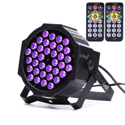 UKing Zq-B193-Yk2 36W 36PCS Purple Led Par Light Stage Effect Lighting with 2 Remote Control
UKing Zq-B193-Yk2 36W 36PCS Purple Led Par Light Stage Effect Lighting with 2 Remote Control