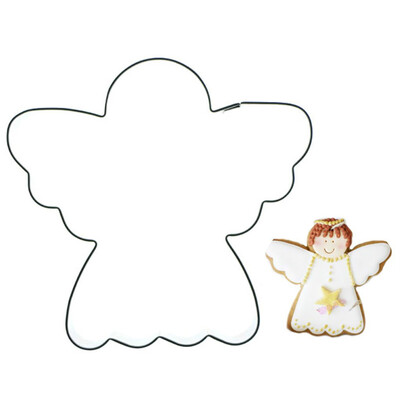 Angel Shape Stainless Steel Cookie Dessert Fruit Cutter DIY Cake Mould