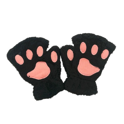 Women Super Lovely Bear Plush Cat Paw Claw Glove Soft Winter Fingerless Mitten Gloves
Women Super Lovely Bear Plush Cat Paw Claw Glove Soft Winter Fingerless Mitten Gloves