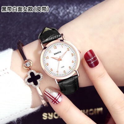 Womens watch womens waterproof fashion ins original Cebu trend small fresh forest Korean version of waterproof mens watch