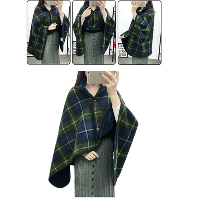 Toponeto Lady Multifunction Doublelayer Tartan Plaid Blanket Scarf Wrap Shawl Winter Warm
Toponeto Lady Multifunction Doublelayer Tartan Plaid Blanket Scarf Wrap Shawl Winter Warm