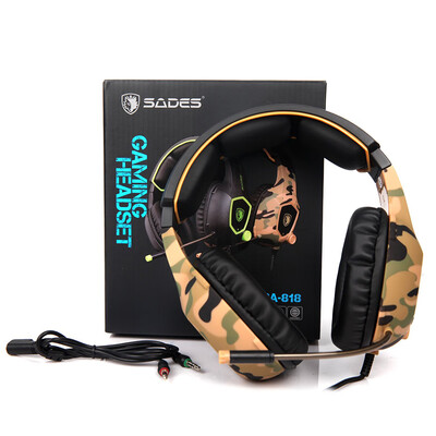 SADES 35mm Wired Gaming Headphones Over Ear Game Headset with Microphone Volume Control for PC Laptop Smart Phone 
SADES 35mm Wired Gaming Headphones Over Ear Game Headset with Microphone Volume Control for PC Laptop Smart Phone