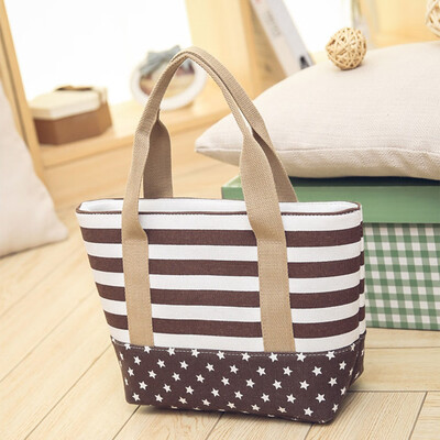 Tailored Womens Striped Shoulder Bags Capacity Women Canvas Bags Size Small RD 
Tailored Womens Striped Shoulder Bags Capacity Women Canvas Bags Size Small RD