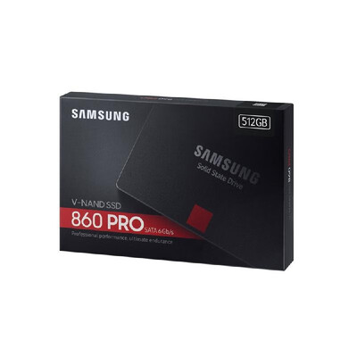SAMSUNG 860 PRO SSD Internal Solid State Disk Drive 25" SATA III 512GB for Laptop Desktop PC
SAMSUNG 860 PRO SSD Internal Solid State Disk Drive 25" SATA III 512GB for Laptop Desktop PC