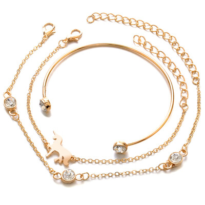 Set of 3 Fashion Women Girls Unicorn Bracelet Open Tulip Bracelet Jewellery
Set of 3 Fashion Women Girls Unicorn Bracelet Open Tulip Bracelet Jewellery