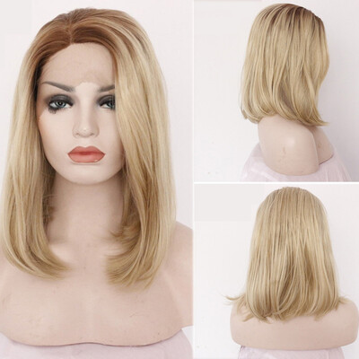Toponeto Womens Fashion Front lace Wig Gray Synthetic Hair short Wigs Wave straight Wig
Toponeto Womens Fashion Front lace Wig Gray Synthetic Hair short Wigs Wave straight Wig