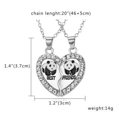 Friendship Card Couple Necklace for Women&Men 2pcs LOVE YOU Broken Heart Pendant Paired Necklace Valentines Day Gift
Friendship Card Couple Necklace for Women&Men 2pcs LOVE YOU Broken Heart Pendant Paired Necklace Valentines Day Gift