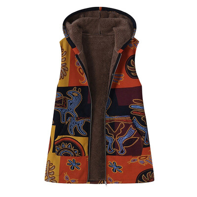 Toponeto Plus Size Women Hooded Sleeveless Cotton Linen Fluffy Fur Zipper Ves Coat
Toponeto Plus Size Women Hooded Sleeveless Cotton Linen Fluffy Fur Zipper Ves Coat