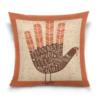 ALAZA Thanksgiving Throw Pillow Cover 16 X 16 inch Cushion Cover with Thanksgiving Card Printed Pillowcase
ALAZA Thanksgiving Throw Pillow Cover 16 X 16 inch Cushion Cover with Thanksgiving Card Printed Pillowcase