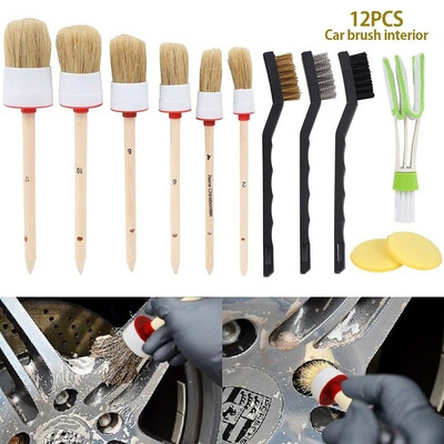 12pcs Automotive Interior Brush Profession Car Interior Care Washing Brush Set for Car Detailing
12pcs Automotive Interior Brush Profession Car Interior Care Washing Brush Set for Car Detailing