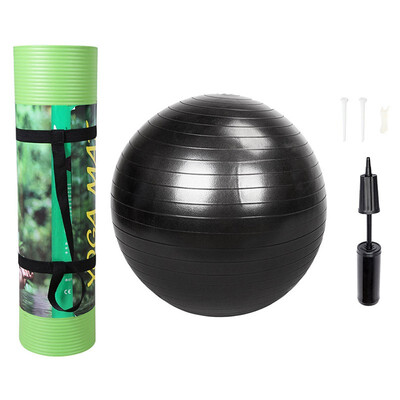 Ktaxon 10mm Folding Yoga Mat Non-slip Fitness Exercise Pad 65cm Anti-Burst Yoga Stability Balance Ball
Ktaxon 10mm Folding Yoga Mat Non-slip Fitness Exercise Pad 65cm Anti-Burst Yoga Stability Balance Ball