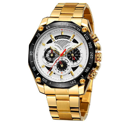 FORSINING 427 Mechanical Men Watch 10 Meter Waterproof Luxury Business Wristwatch Date Week 24 Hours Sport Military Luminous Watch
FORSINING 427 Mechanical Men Watch 10 Meter Waterproof Luxury Business Wristwatch Date Week 24 Hours Sport Military Luminous Watch