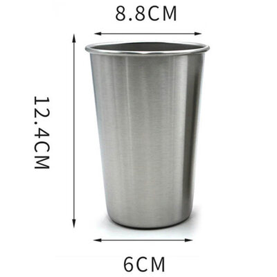 350500ml Single Wall Wine Beer Wine Insulated Mugs Travel Water Tea Coffee Cup
