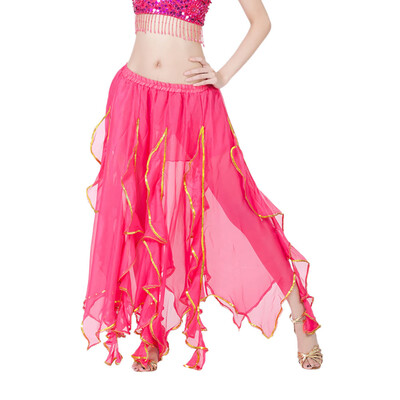 Roseonmyhand Women Sequin Side Split Skirt Chiffon Belly Dance Performance Skirt 
Roseonmyhand Women Sequin Side Split Skirt Chiffon Belly Dance Performance Skirt
