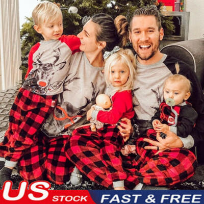 Family Matching Christmas Pajamas Set Women Men Kids Sleepwear Nightwear Pyjamas
Family Matching Christmas Pajamas Set Women Men Kids Sleepwear Nightwear Pyjamas