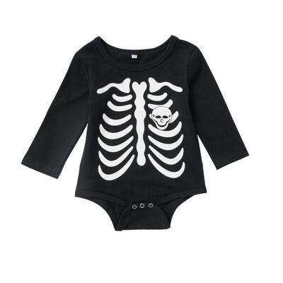 Halloween Newborn Baby Boy Girls Long Sleeve Clothes Black Skull Romper Bodysuits Jumpsuit Outfit Set
Halloween Newborn Baby Boy Girls Long Sleeve Clothes Black Skull Romper Bodysuits Jumpsuit Outfit Set