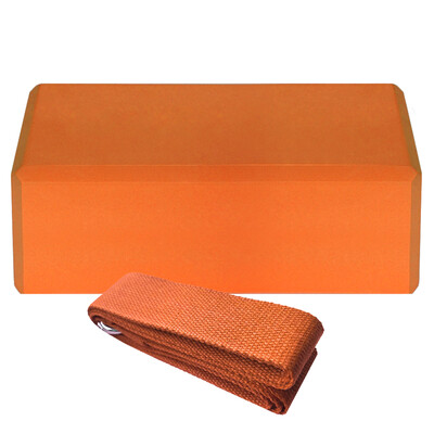1pcs EVA Yoga Blocks 1pcs Cotton Yoga Strap Stability Blocks Yoga Strap Set for Yoga Pilates Meditation
1pcs EVA Yoga Blocks 1pcs Cotton Yoga Strap Stability Blocks Yoga Strap Set for Yoga Pilates Meditation
