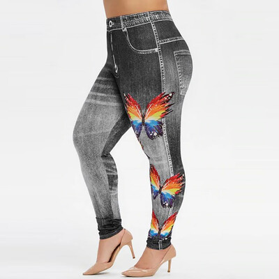 Gobestart Fashion Womens Plus Size Butterfly Printing Elastic Waist Casual Leggings Pants
Gobestart Fashion Womens Plus Size Butterfly Printing Elastic Waist Casual Leggings Pants