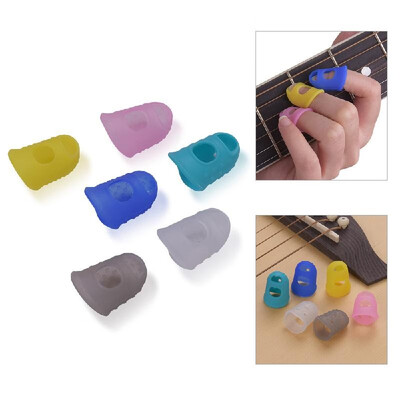6pcs Guitar Silicone Finger Fingertip Protectors for Guitar Ukulele Beginners Random Color Delivery
6pcs Guitar Silicone Finger Fingertip Protectors for Guitar Ukulele Beginners Random Color Delivery