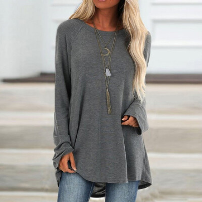 Tailored Womens Solid Long Sleeve Irregular Sweatshirt Loose Print Pullover Tops Blouse
Tailored Womens Solid Long Sleeve Irregular Sweatshirt Loose Print Pullover Tops Blouse