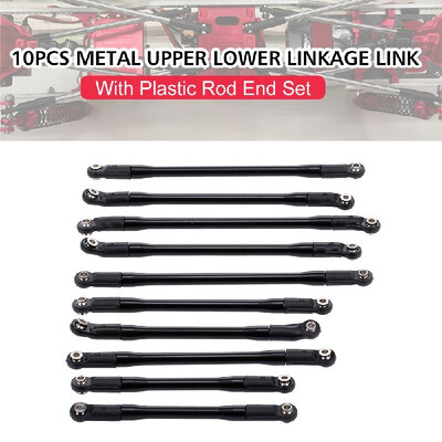 10PCS Metal Upper Lower Linkage Link With Plastic Rod End Set for 110 AXIAL SCX10II 90046 90047 RC Crawler Car
10PCS Metal Upper Lower Linkage Link With Plastic Rod End Set for 110 AXIAL SCX10II 90046 90047 RC Crawler Car