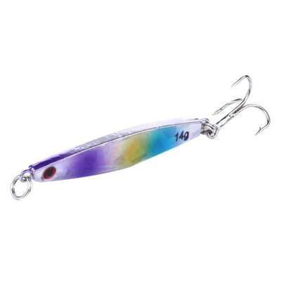 3D Mini Artificial Bait Printed False Fish Shape Reusable Metal Lure Fishing Lure