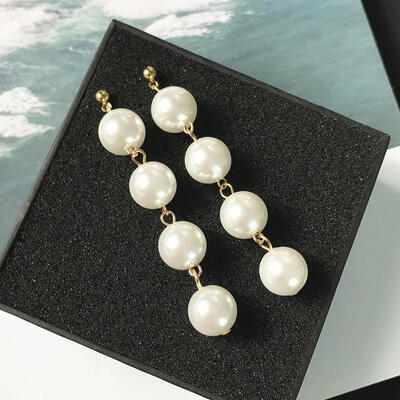 Trendy Long Statement Cute Pearl Beaded Drop Earrings For Women Fashion Jewelry Boucle Doreille Femme 2019 Brincos Oorbellen
Trendy Long Statement Cute Pearl Beaded Drop Earrings For Women Fashion Jewelry Boucle Doreille Femme 2019 Brincos Oorbellen