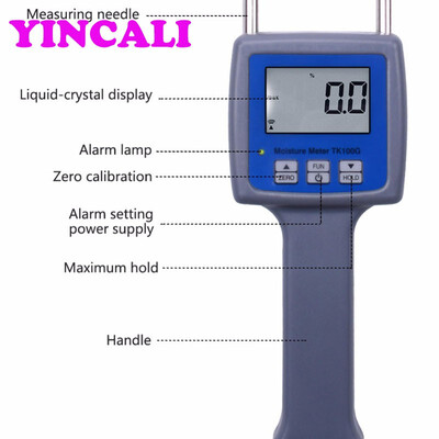 TK100G Fast Shipping Grain Moisture Meter High Accuracy Hygrometer Use for Grain Maize Soya Beans Paddy Rice Barley&so on
TK100G Fast Shipping Grain Moisture Meter High Accuracy Hygrometer Use for Grain Maize Soya Beans Paddy Rice Barley&so on