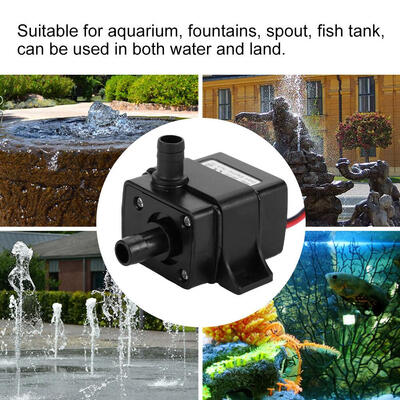 12V DC Ultra-Quiet Brushless Motor Submersible Water Pump for Garden Aquarium Ultra-Quite Water Pump Submersible Pump
12V DC Ultra-Quiet Brushless Motor Submersible Water Pump for Garden Aquarium Ultra-Quite Water Pump Submersible Pump