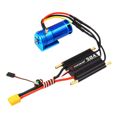 Siaonvr 2-4S 2862-2800KV Water Cooled Brushless Outrunner Motor50A ESC For RC Boat
Siaonvr 2-4S 2862-2800KV Water Cooled Brushless Outrunner Motor50A ESC For RC Boat