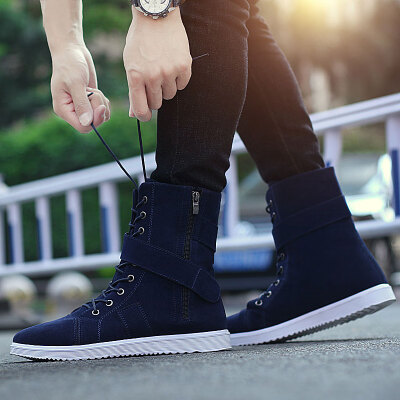 Summer high mens boots British wind casual shoes mens shoes personality in the plus velvet warm cotton shoes youth summer shoes
Summer high mens boots British wind casual shoes mens shoes personality in the plus velvet warm cotton shoes youth summer shoes