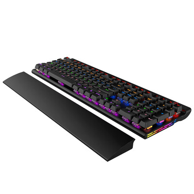 AJAZZ Mechanical Gaming Keyboard Blue Switch N-Key Rollover 108 Keys 9 Touch Keys Colorful Light Effect Programmable Buttons Supp
AJAZZ Mechanical Gaming Keyboard Blue Switch N-Key Rollover 108 Keys 9 Touch Keys Colorful Light Effect Programmable Buttons Supp