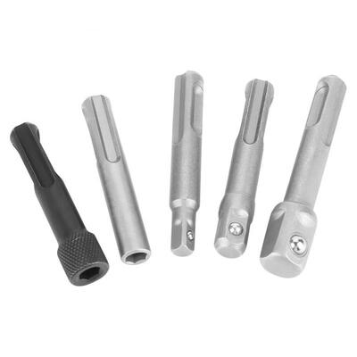 Greensen 3PC SDS Plus Steel Socket Adapter 2PC SDS Socket Hexagonal Extension Electric Tool Accessories
