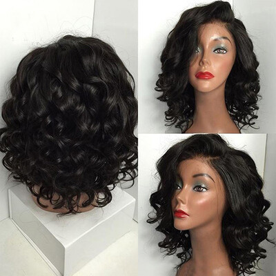 Orgshine Wig Female High Quality Hairnet African Negro Short Side Parting Shaggy Body Wave Bob Synthetic Wig With Hairnet 
Orgshine Wig Female High Quality Hairnet African Negro Short Side Parting Shaggy Body Wave Bob Synthetic Wig With Hairnet
