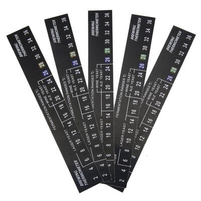 Greensen 5pcs Stick on Brewing Thermometer Adhesive LCD Thermometer Sticker for Homebrew Beer
Greensen 5pcs Stick on Brewing Thermometer Adhesive LCD Thermometer Sticker for Homebrew Beer