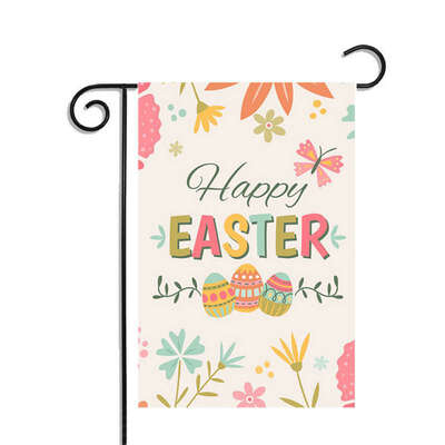 Easter Flag Decoration Outdoor Holiday Garden Flags Double-sided Printing Waterproof Sunscreen Garden Flag for Easter
Easter Flag Decoration Outdoor Holiday Garden Flags Double-sided Printing Waterproof Sunscreen Garden Flag for Easter