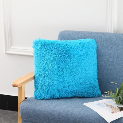 Fluffy Plush Pillow Cover Square Decorative Throw Pillow Cover Soft Cushion Cover Pillowcases Without Core for Livingroom Couch So
Fluffy Plush Pillow Cover Square Decorative Throw Pillow Cover Soft Cushion Cover Pillowcases Without Core for Livingroom Couch So