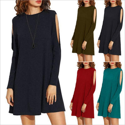 Women Autumn Fashion Casual Cold Shoulder Tops Sexy Off Shoulder Loose Long Sleeve Solid Color Cotton Shirt Blouse -XL
Women Autumn Fashion Casual Cold Shoulder Tops Sexy Off Shoulder Loose Long Sleeve Solid Color Cotton Shirt Blouse -XL
