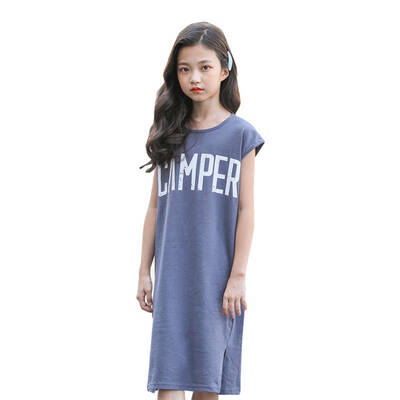 Kids Girls Dresses 2019 Summer Casual New Vest Princess Dresses Children T-shirt Dresses Girls Blouse Tops Outfits 5-13Y 
Kids Girls Dresses 2019 Summer Casual New Vest Princess Dresses Children T-shirt Dresses Girls Blouse Tops Outfits 5-13Y