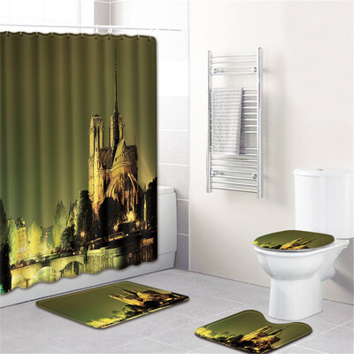 〖Follure〗Waterproof Bathroom Shower Curtain Set Non-Slip Rug Toilet Lid Cover Bath Mat
〖Follure〗Waterproof Bathroom Shower Curtain Set Non-Slip Rug Toilet Lid Cover Bath Mat