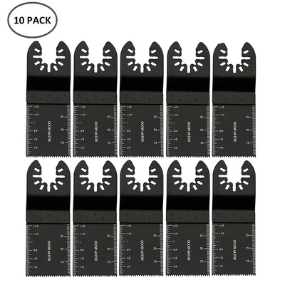 10Pcs 34mm Carbon Steel Coarse Cutter Saw Blades Bi-metal Straight Wood Mix Oscillating Multitool Power Tool Kit
10Pcs 34mm Carbon Steel Coarse Cutter Saw Blades Bi-metal Straight Wood Mix Oscillating Multitool Power Tool Kit