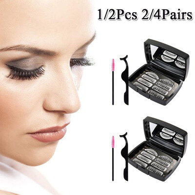 12 Pcs 24Pairs Reusable Magnetic Eyelashes Magnetic Artificial False Eyelashes Magnetic Eyelashes
12 Pcs 24Pairs Reusable Magnetic Eyelashes Magnetic Artificial False Eyelashes Magnetic Eyelashes