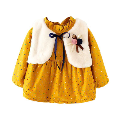 New Autumn Winter Baby Girls Dress Long-Sleeve Princess Dress Kids Clothes Children Bow Dresses Set
New Autumn Winter Baby Girls Dress Long-Sleeve Princess Dress Kids Clothes Children Bow Dresses Set