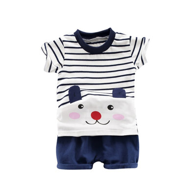 Summer Baby Boys Girls Short Sleeve Cartoon Bear Print Tops T-shirt Shorts Toddler Casual Outfits Sets 
Summer Baby Boys Girls Short Sleeve Cartoon Bear Print Tops T-shirt Shorts Toddler Casual Outfits Sets