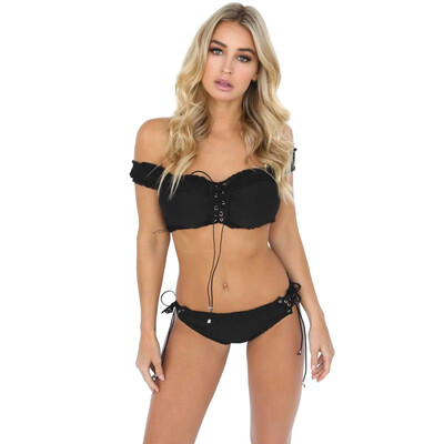 summer holiday Party wear Sexy cross tie strap two-piece bra set for women push up bra lace up panties underwear set fashion
summer holiday Party wear Sexy cross tie strap two-piece bra set for women push up bra lace up panties underwear set fashion