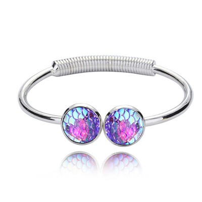 New Korean Women Bracelet Fashion Multi-color Fish Scales Bracelet Can Be Opened Jewelry
New Korean Women Bracelet Fashion Multi-color Fish Scales Bracelet Can Be Opened Jewelry