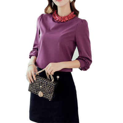 2018 Autumn New Arrival Women Blouses Korean Style Wild Loose Solid Tops Fashion Sweet Long Sleeves Blouse Clothing Hots
2018 Autumn New Arrival Women Blouses Korean Style Wild Loose Solid Tops Fashion Sweet Long Sleeves Blouse Clothing Hots